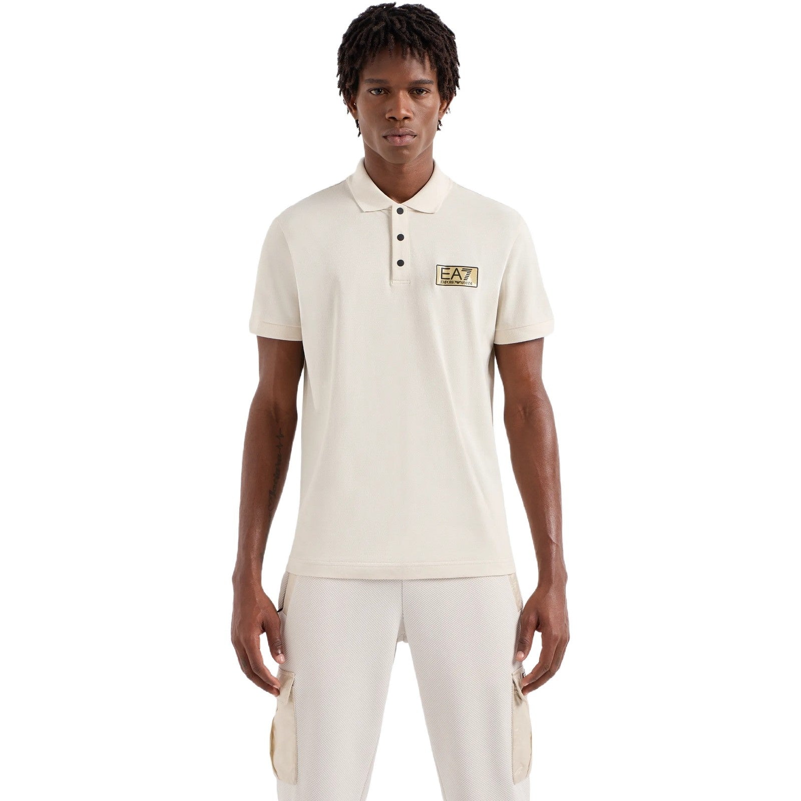 Polo Uomo Emporio Armani - Polo Shirt - Bianco